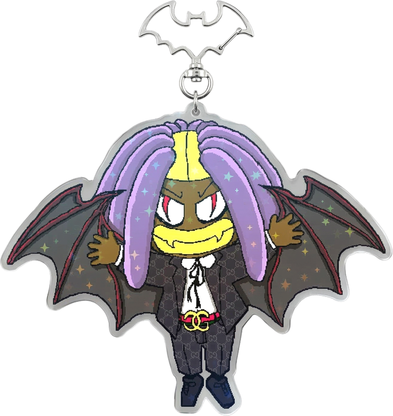 Vampy Holo AR Keychain