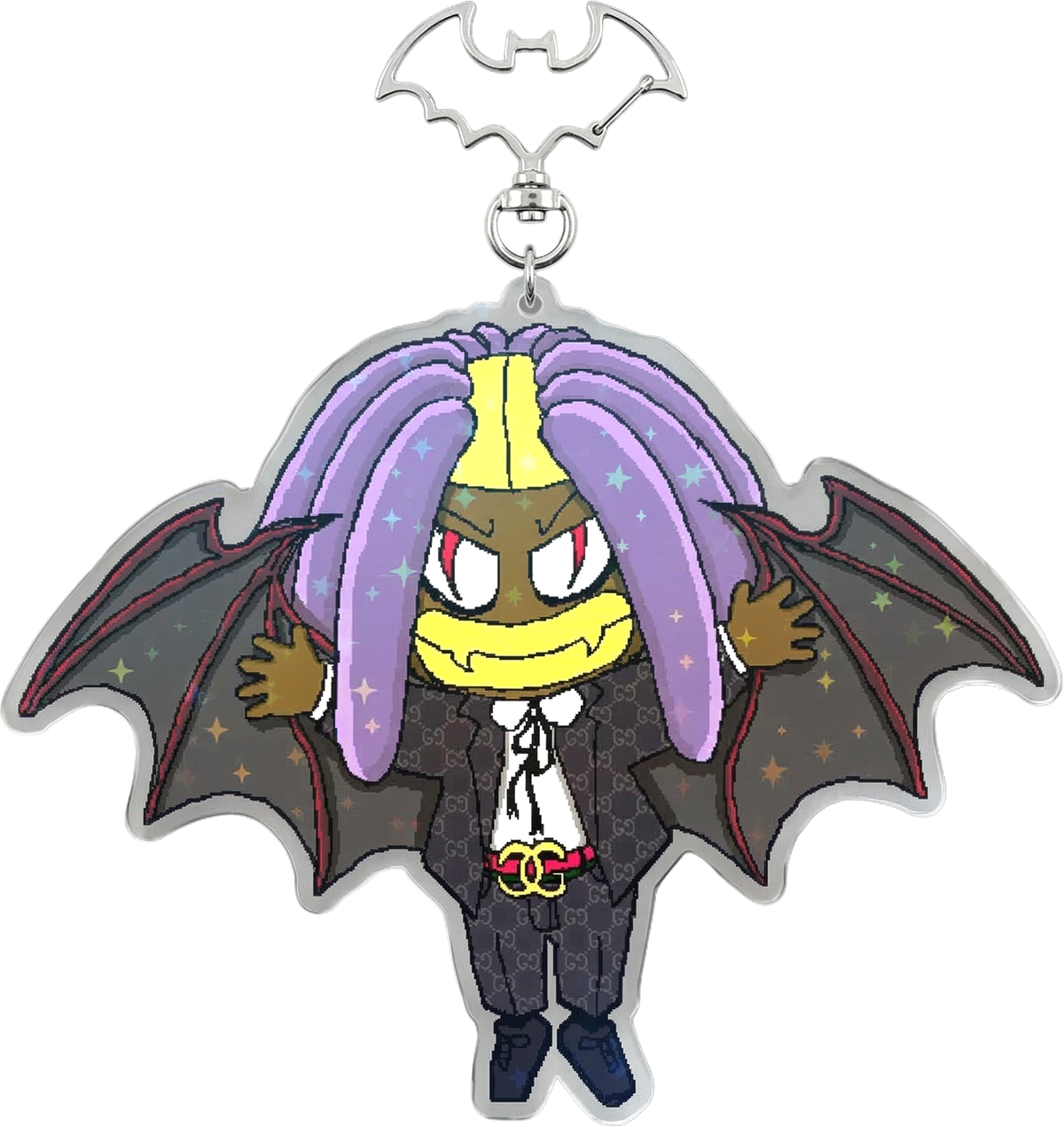 Vampy Holo AR Keychain