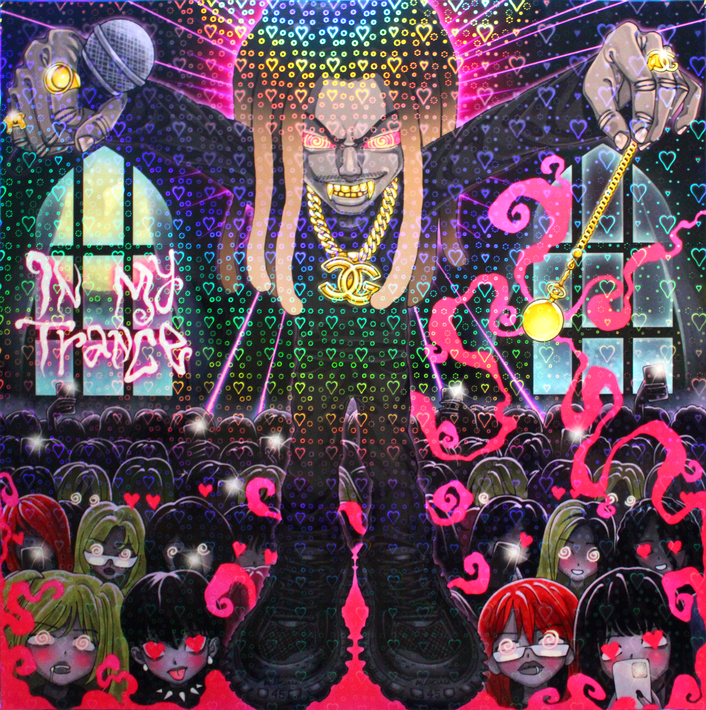 Holographic In My Trance Poster [18x18in]